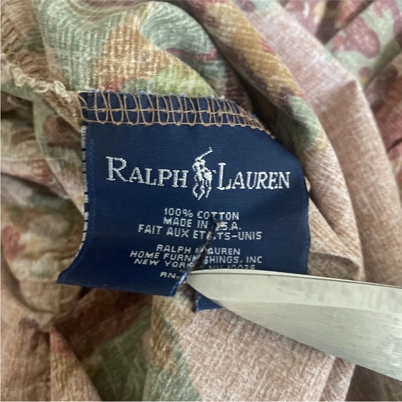 VINTAGE RALPH LAUREN MAURA RUFFLED STANDARD PILLOWCASES - Picture 6 of 9